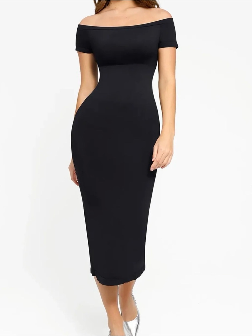Popilush Shapewear Eco-Friendly Off Shoulder Seamless Dress